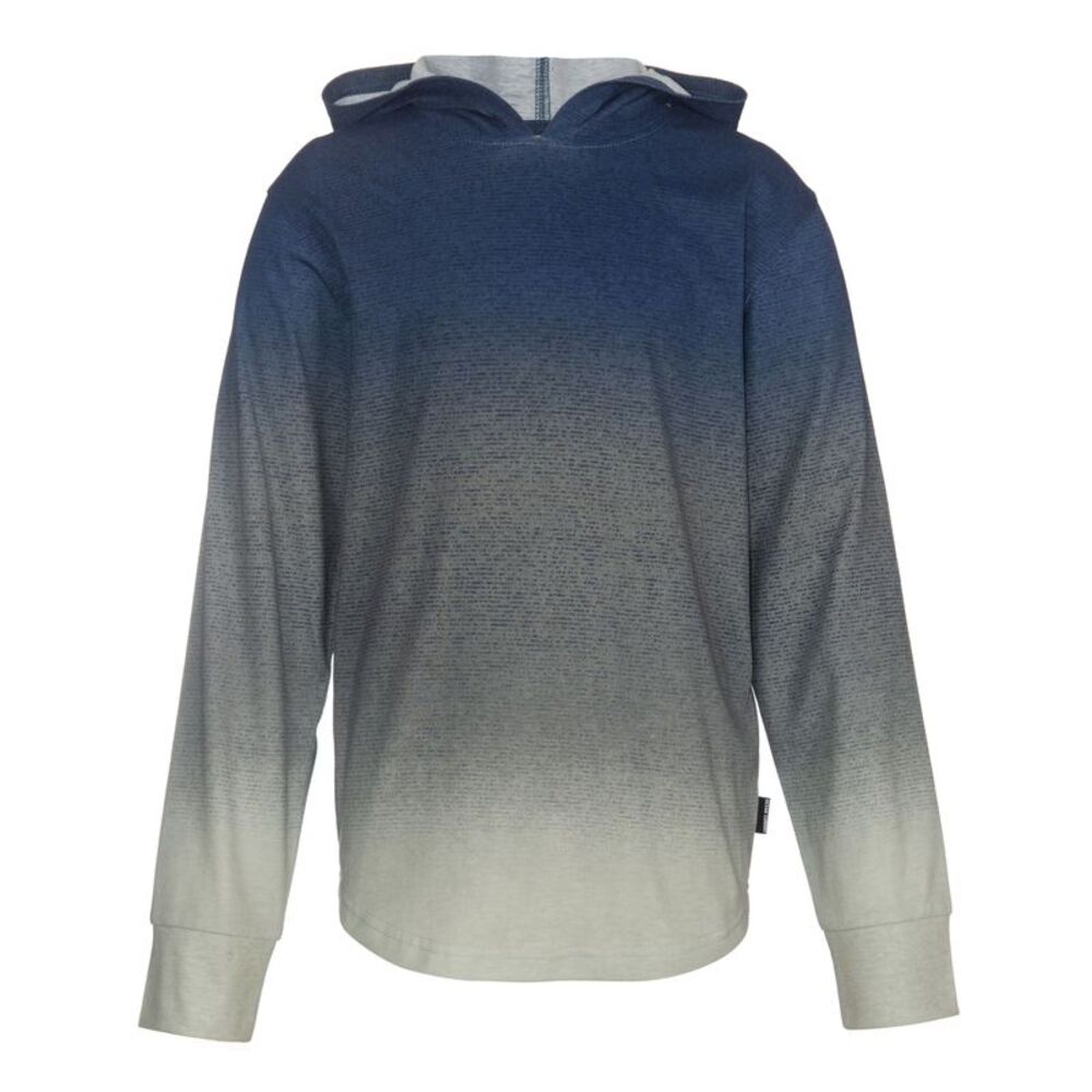 Univibe Big Boys Ismael Color Fade Print Long Sleeves Jersey Hood T-Shirt